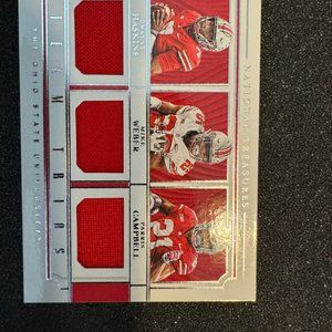 Dwayne Haskins Paris Campbell Mike Weber panini national treasure/99